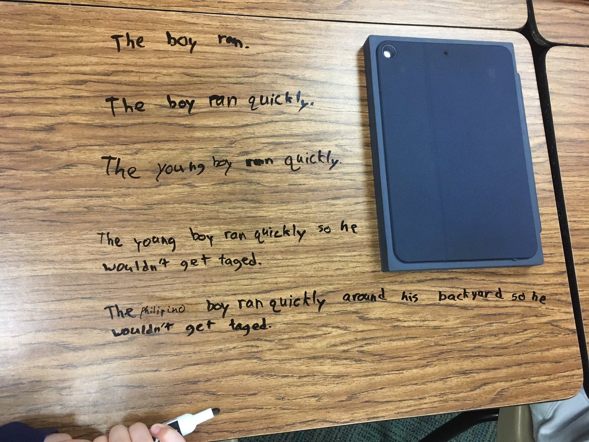 MrsTaylor4CPE's tweet photo. Taking sentences from drab to fab!!! #SparklingSentences #AddingDetail #MoreSpecific #VividPictures #ThisIsSBE https://t.co/4CYEdwL9OA