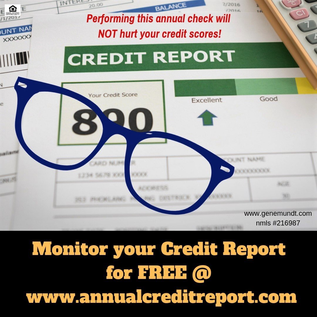 It’s important to monitor your Credit Report regularly.  #creditreport #creditmonitoring #credithistory #preparingtobuy annualcreditreport.com