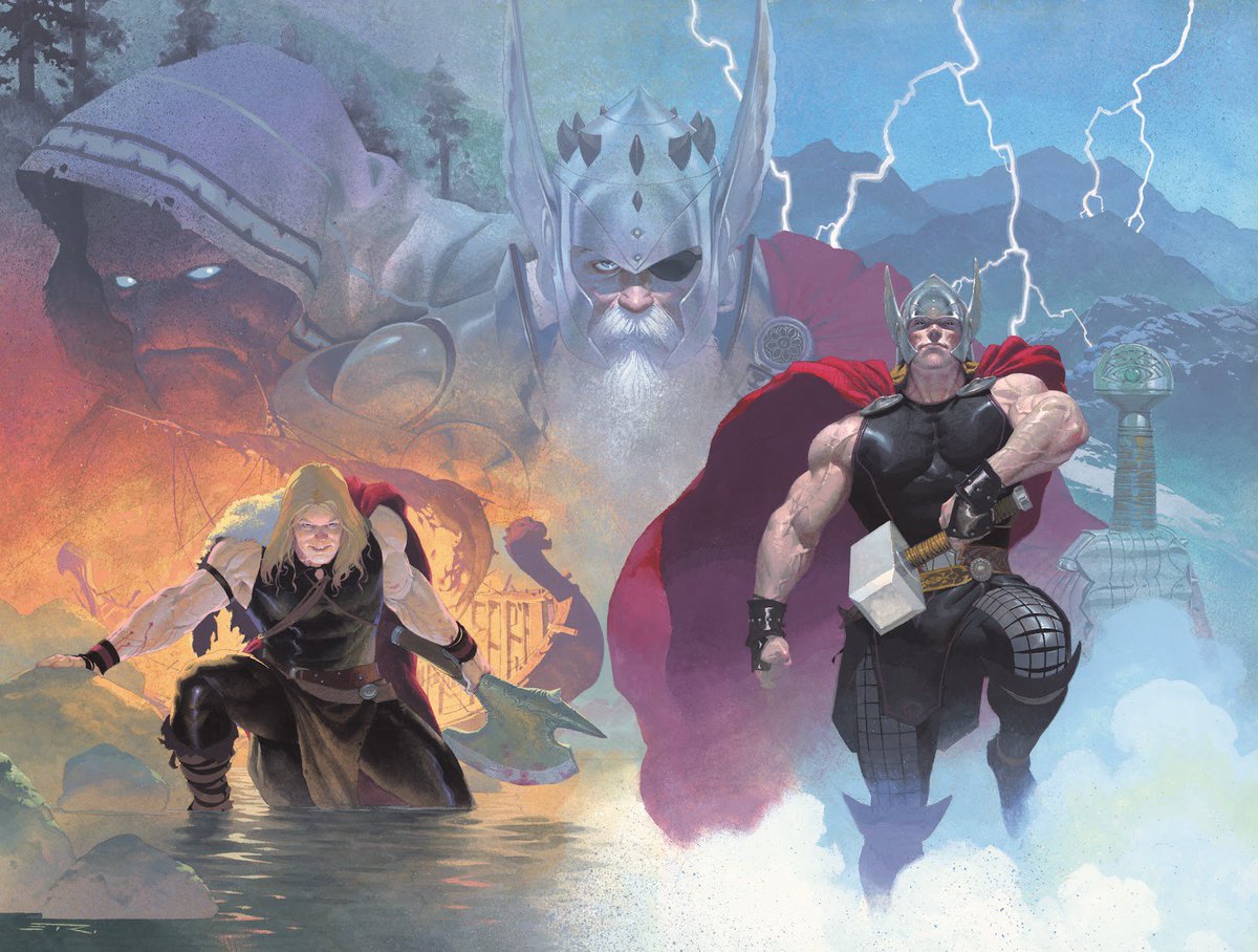 My Thor run began in 2012, with GOD OF THUNDER #1. Since then I've written 80 something Thor issues across multiple series. And it's all been building toward THE WAR OF THE REALMS. Needless to say, I'll be looking to go out with a bang. Thanks for reading along the way.