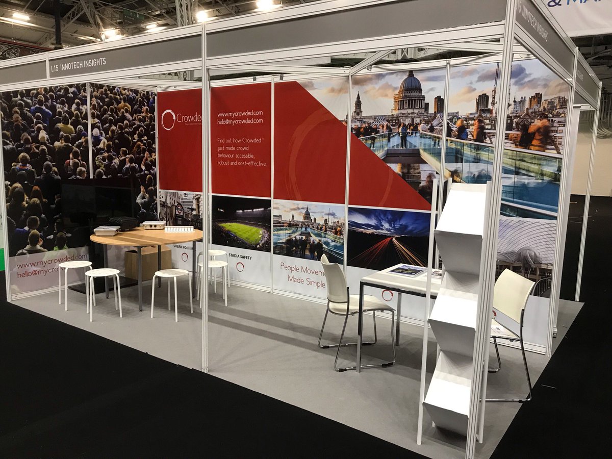 All finished and ready to go! We hope there are lots of you coming to the London Olympia tomorrow for #SCTX19!! March 5th - 6th! Tomorrow at 14:15, our MD Liam Wright takes the podium with his talk,The Built Environment: Technological Innovation vs Cultural@Adoption.