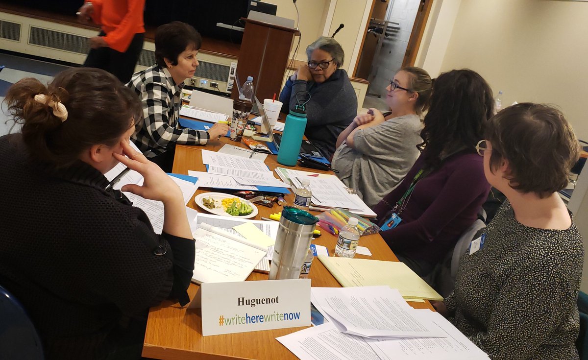 Educationista's tweet image. #WritehereWritenow #WeAreRPS @RPS_Schools RPS ELA teachers in action! We will ALL write! #KnowBetterDoBetter