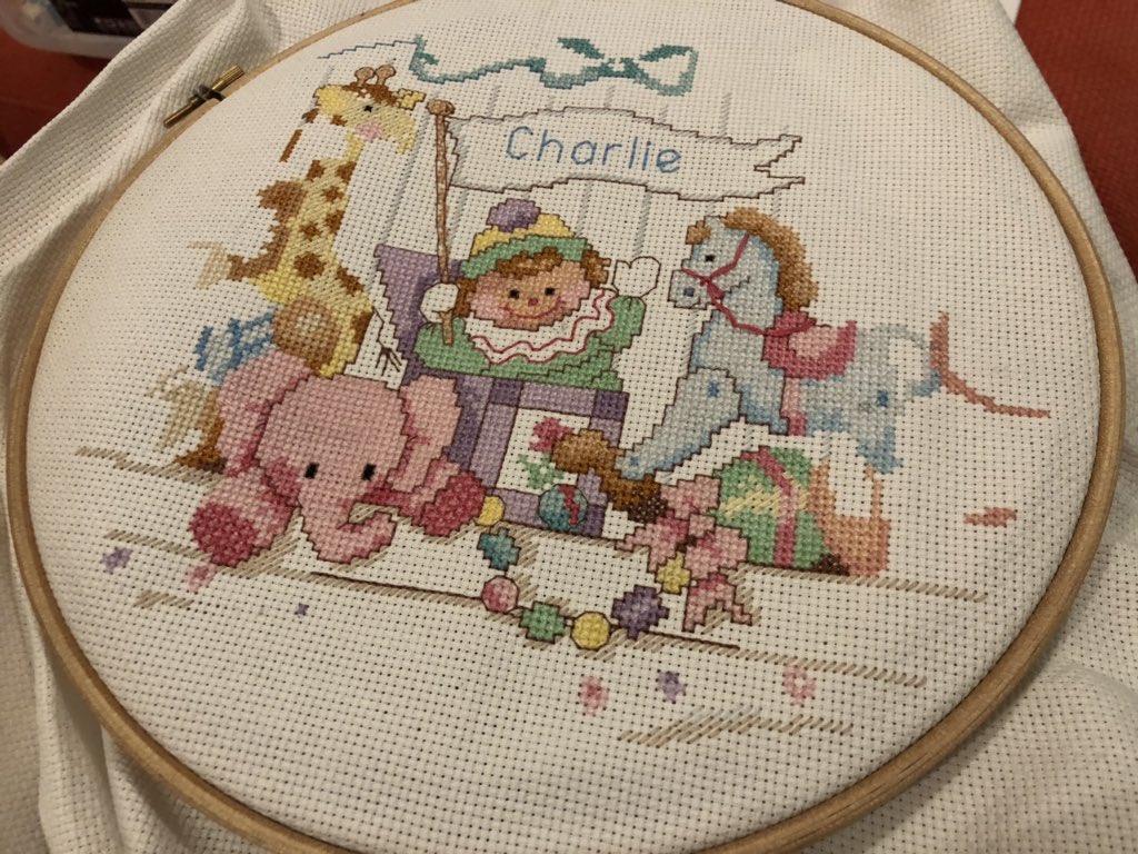 katieandersonuk's tweet photo. This kid better have this up in his room until he’s at least 15.. 😂😂 #yearlongproject #slowstitcher #slowprogress #dedication #halfwaythere https://t.co/joCIvpzBpL