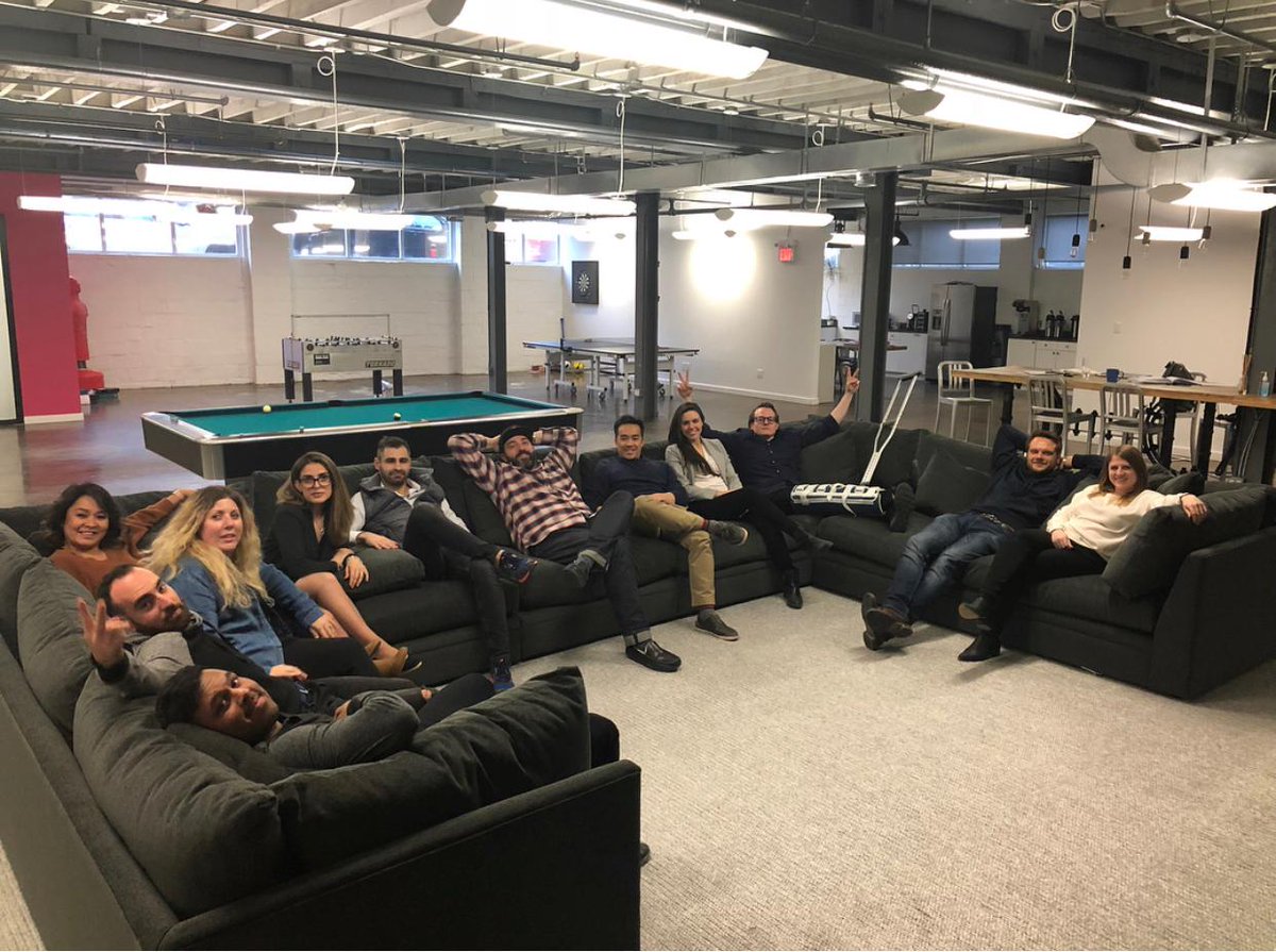 AuxlyGroup's tweet photo. Our Toronto team certainly has grown a bit since we last got together for a photo! This is from our Town Hall meeting today, discussing all things 2019. 

🌱 #thisisauxly https://t.co/3E5viKqj7j