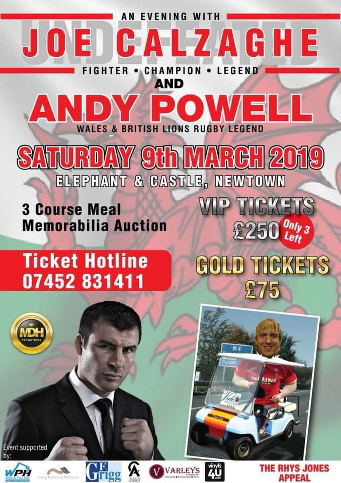mywelshpool's tweet photo. Chance to dine out with Joe Calzaghe and Andy Powell
https://t.co/0RuSeCzuqL https://t.co/YGlkYRzDIt