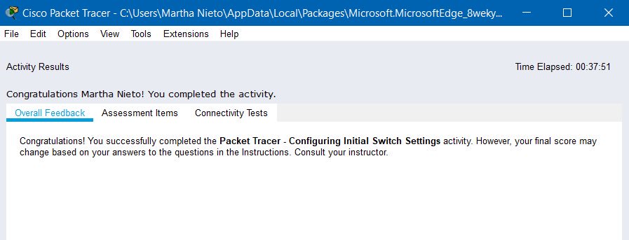 MmmarRTHa's tweet image. So far so good 🤓👩🏻‍💻 “Configuring initial Switch Settings” #LearningatCisco #cisco #CCNA #networks