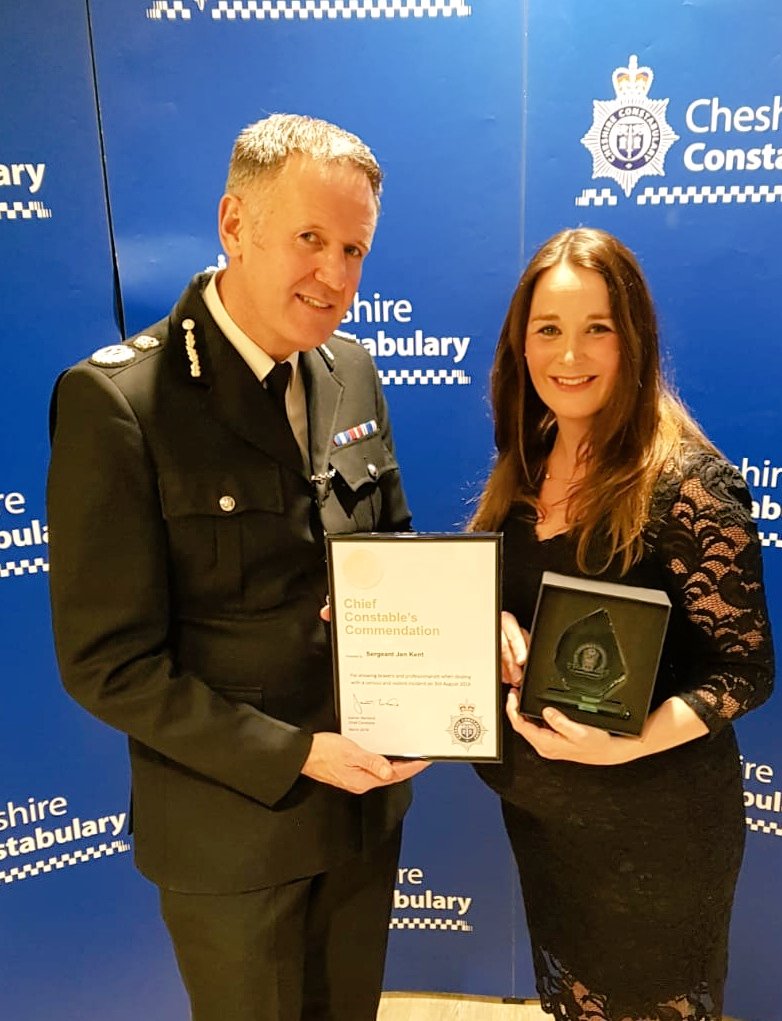 JenKent6's tweet image. The most meaningful evening meeting the most inspirational woman who defied odds when she was stabbed 36 times... she came to thank my officers for saving her life tonight.  I could not have been prouder of my team back then.. and tonight even more so. Huge congratulations to you