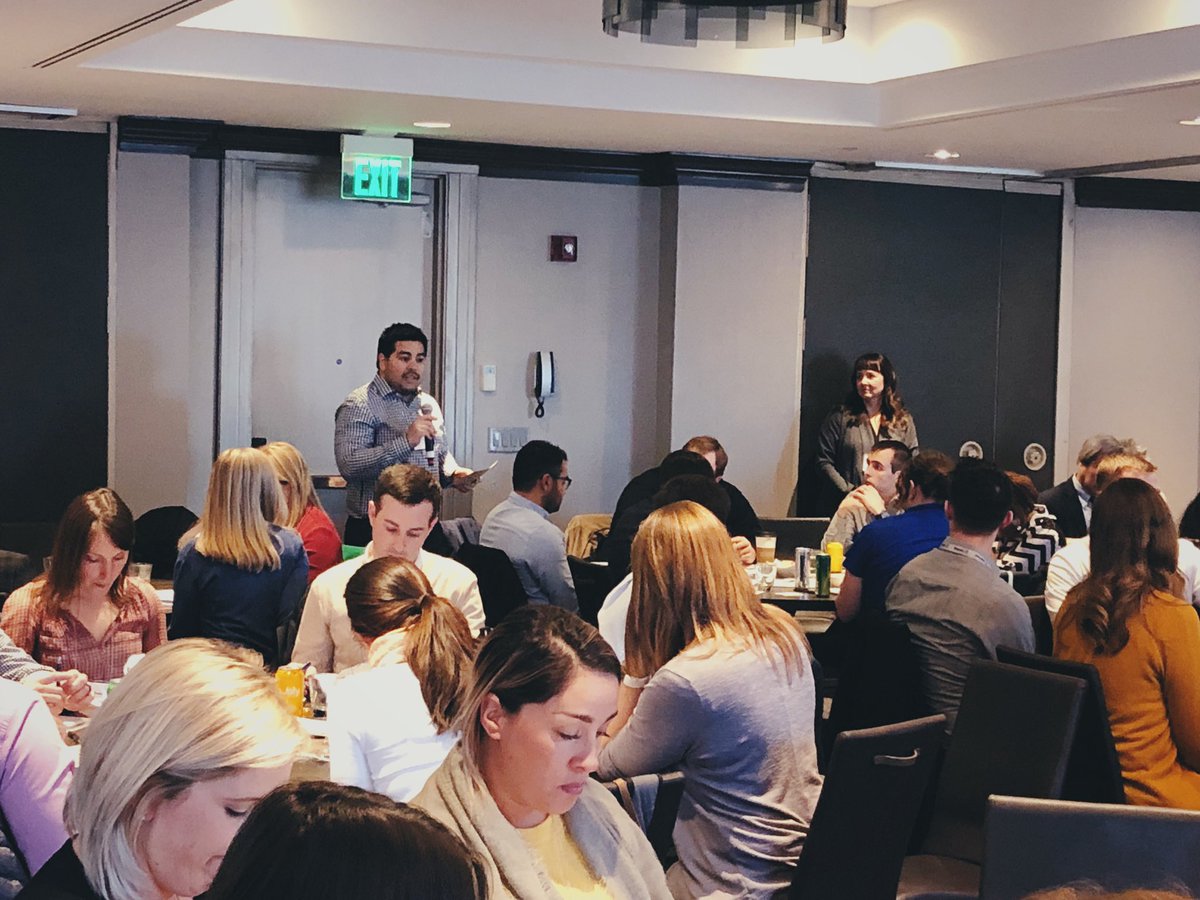 AshleyEWaldron's tweet photo. #youngprofessionals talking about how their @awwa section promotes student #membership at #awwaYPtraining. #myroleinwater #valueofwater #waterYPsummit https://t.co/8Fcym963VQ