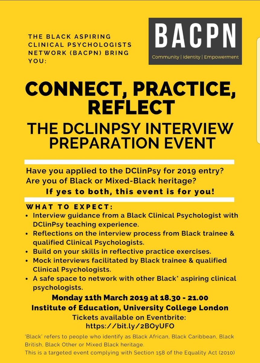 Black Aspiring Clinical Psychologists Network tweet media