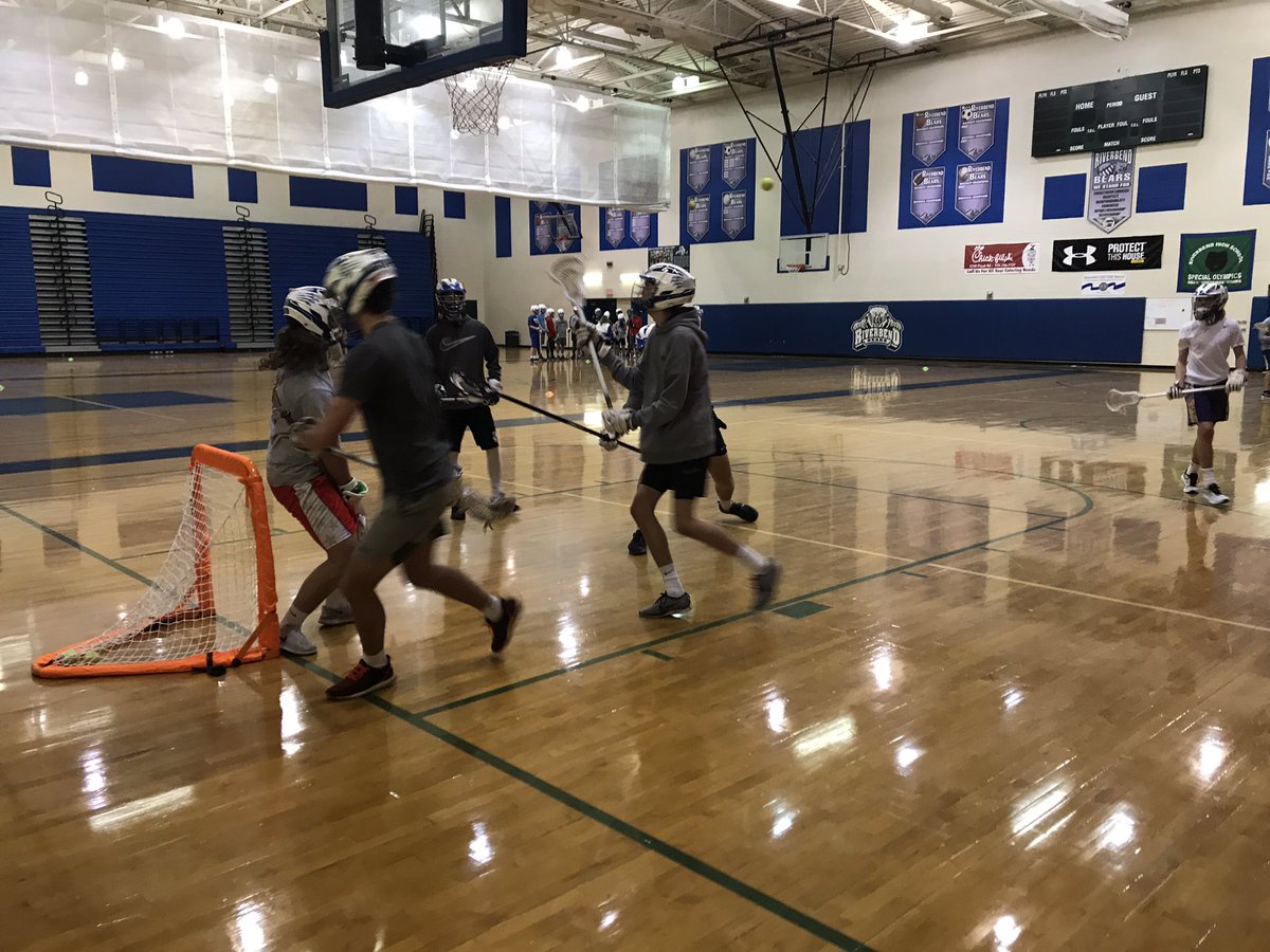 In the gym again with the Wet weather and <a href="/BendLacrosse/">Riverbend Lacrosse</a> For some 3by games. Thanks <a href="/JM3_Coach/">JM3_Coach</a> !! Great fun as the boys continue to improve.