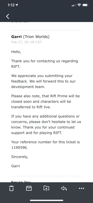 Keepr0's tweet image. Is this an official announcement of Rift Prime closing soon? 
When exactly will be the last day and when can the remaining players transfer their characters to the Live Servers?
@TrionWorlds @gamigo @Riftgame @TheGharStation