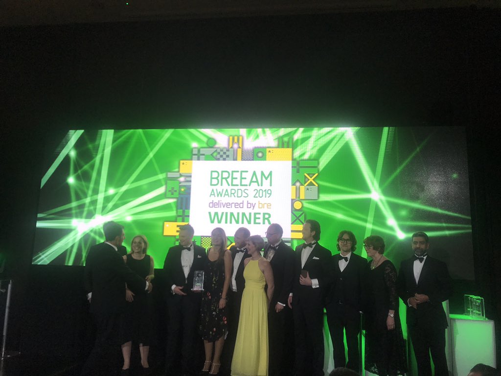 BRE_BREEAM's tweet photo. The ‘Public Sector- Design Stage Award’ goes to Ny Horten Videregående Skole, Norway! Congratulations! #BREEAMAwards #BREEAM https://t.co/BBgCENt1lk
