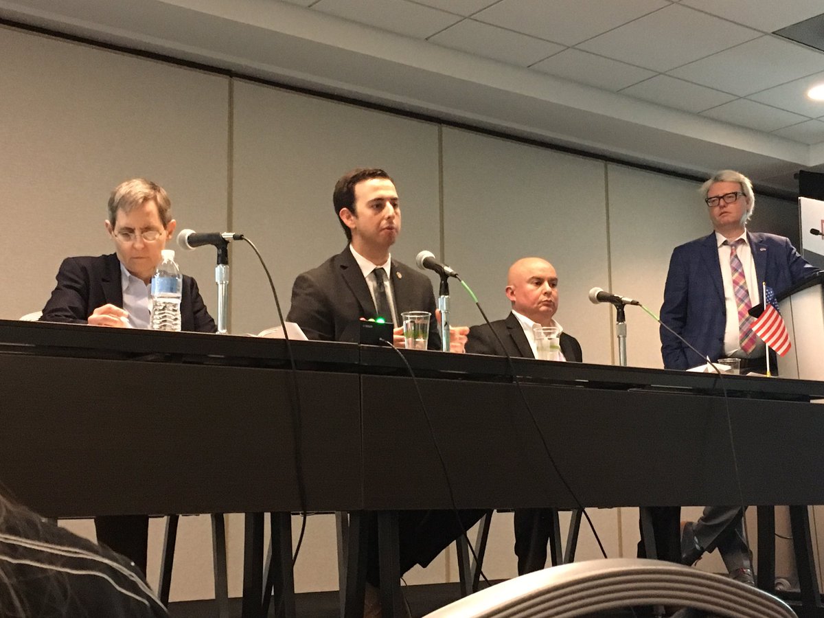 RSAsecurity's tweet photo. Partnership is going to be critical for enabling Smart Cities. The public sector must work with academia to recruit top #InfoSec talent and must partner with the private sector to develop resilient systems. #RSAC #RSAgov https://t.co/GDsQXzi3o4