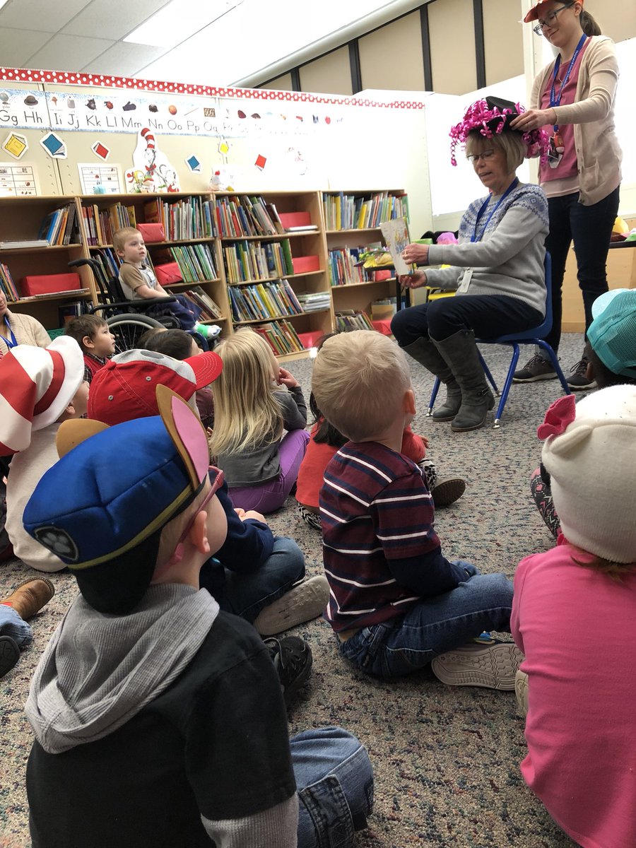 alisa_ann_hart's tweet photo. My students loved Mrs. Keva’s Old Hat, New Hat story!! Perfect for Hat Day and a fun way to start Dr. Suess week! @scheibkeva #MaynardMonkeys #EmporiaProud #ReadAcrossAmerica https://t.co/tFHJ7EQQSO