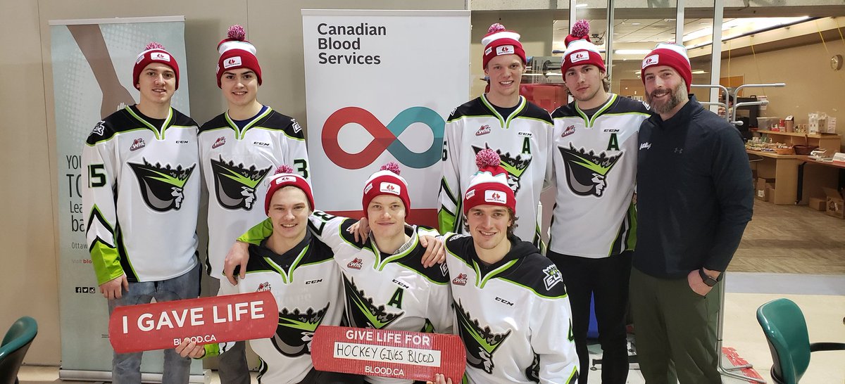 Your #OilKings are #AliciaStrong. 

Today we did our part to support <a href="/hkygivesblood/">Hockey Gives Blood</a>. You can, too! Visit <a href="/CanadasLifeline/">Canadian Blood Services</a> to donate today.