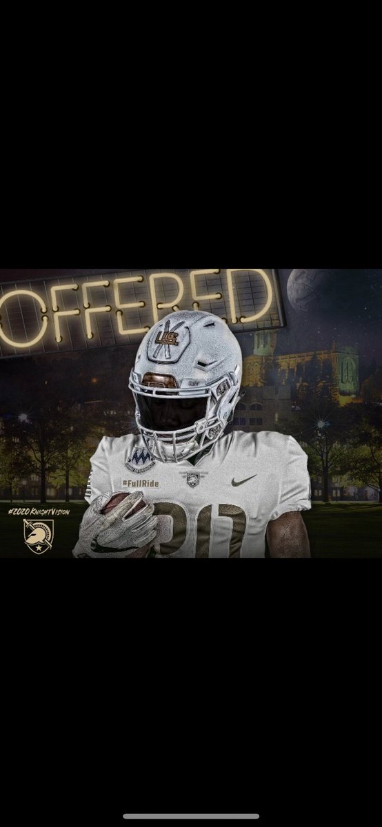 bprezzle's tweet photo. Thankful and Honored to receive an offer from ARMY WEST POINT!! #Knightvision https://t.co/YOmVpesFow