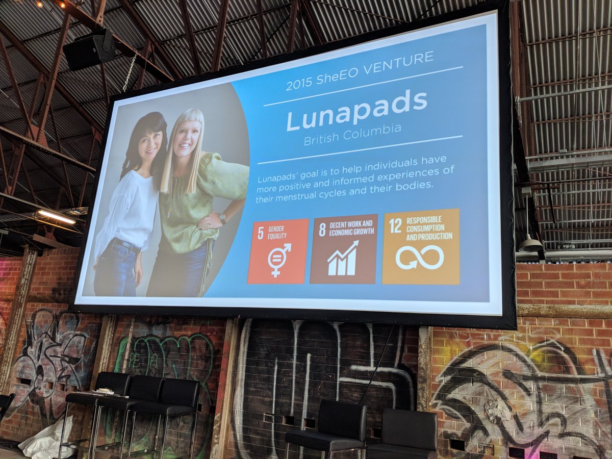 amy2pt0's tweet photo. #SheEOsummitCAN every venture lists the #SDGs it supports https://t.co/MsPyhM3MMd