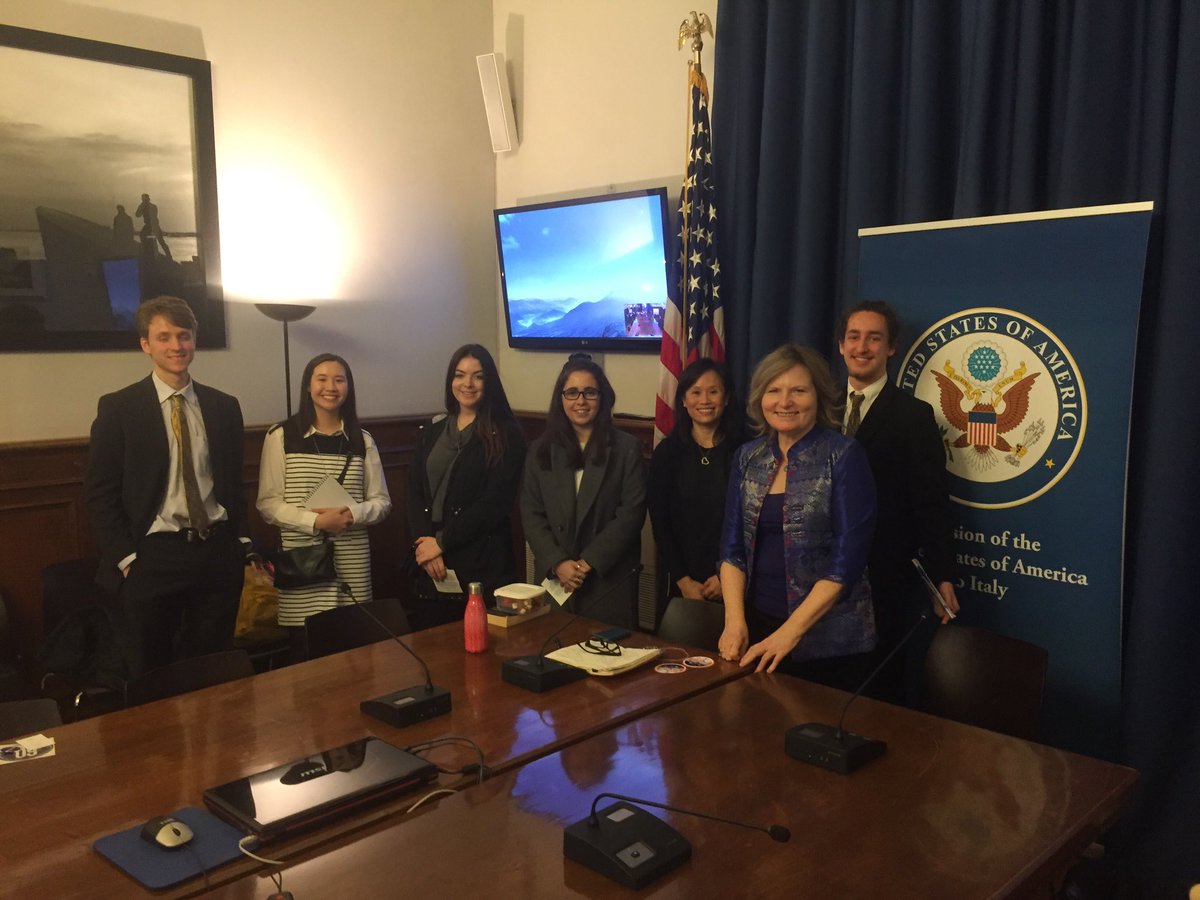cindylchin's tweet photo. It was an honor to speak @AmbasciataUSA in #Rome today with the U.S. Missions to Rome, Milan, and Florence about the impact of #women in #data, frontier #tech, #NASADatanauts, and #blockchain. Mille grazie U.S. Embassy in Rome &amp; @EntrepCaron for the time with you in #Italy! https://t.co/ll2s09Uomb