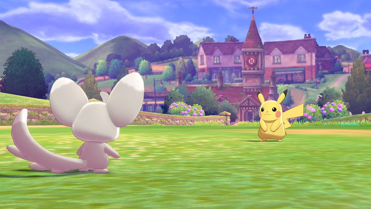 NintendoAmerica's tweet photo. How many Pokémon were you able to spot in the #PokemonSwordShield Direct? What new Pokémon you’ll find is still a mystery, but many of the Pokémon you know and love will be waiting to join you as well! https://t.co/P0pkFPK2qZ