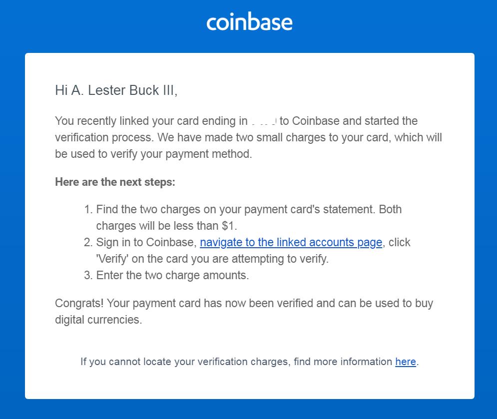lesterbuck's tweet photo. @coinbase has an account verification system where the right hand cannot figure out what the left hand is doing.  Hint: the holds are greater than $1. Sure inspires confidence that they can manage millions of dollars. Not. https://t.co/fj6G28tqpu