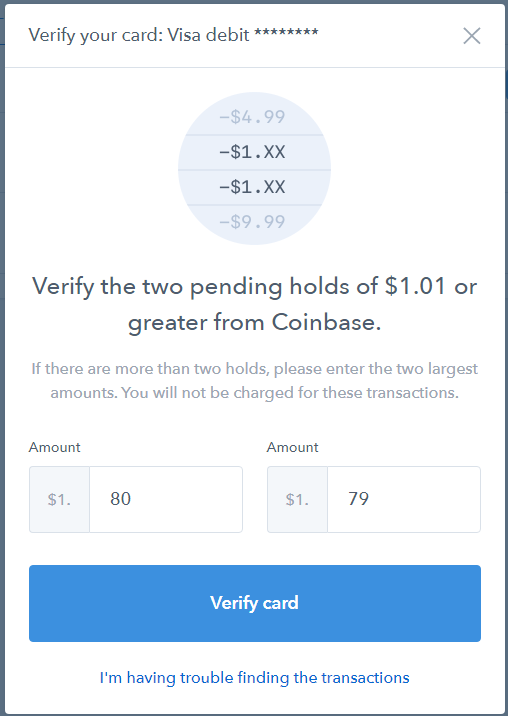 lesterbuck's tweet photo. @coinbase has an account verification system where the right hand cannot figure out what the left hand is doing.  Hint: the holds are greater than $1. Sure inspires confidence that they can manage millions of dollars. Not. https://t.co/fj6G28tqpu