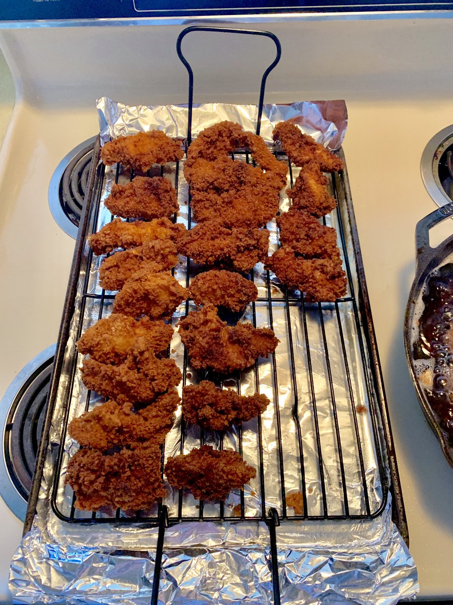 TV_Promo_Dude's tweet photo. When I’m sick I cook (I cook all the time). #pankochicken #limecremasauce #castiron https://t.co/ghN7Ayh57l