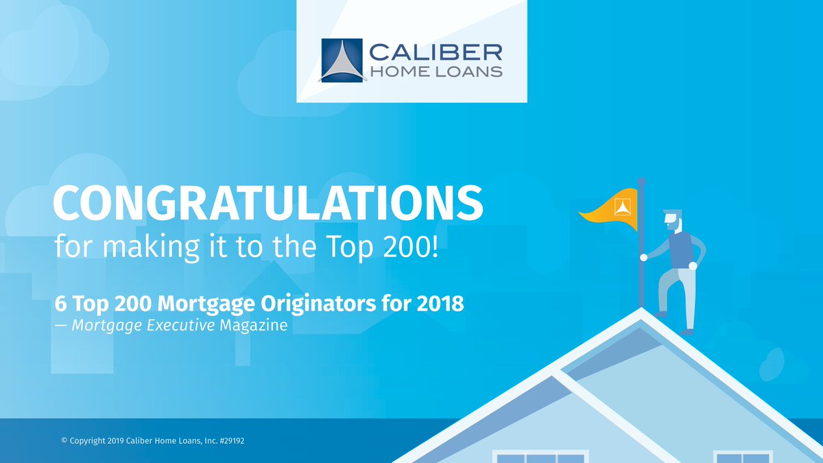 caliberhomeloan's tweet photo. Congratulations to our 6 Caliber pros named among the Top 200 Originators by Mortgage Executive Magazine - Chris Washburn, @mikeborodinsky, @LysaCatlin, Cricket Libby, @touchetteteam and Jackie Murphy. #CaliberExcellence #CaliberRulesRetail https://t.co/YB4ZZmovLT https://t.co/1WYRIfkB9N