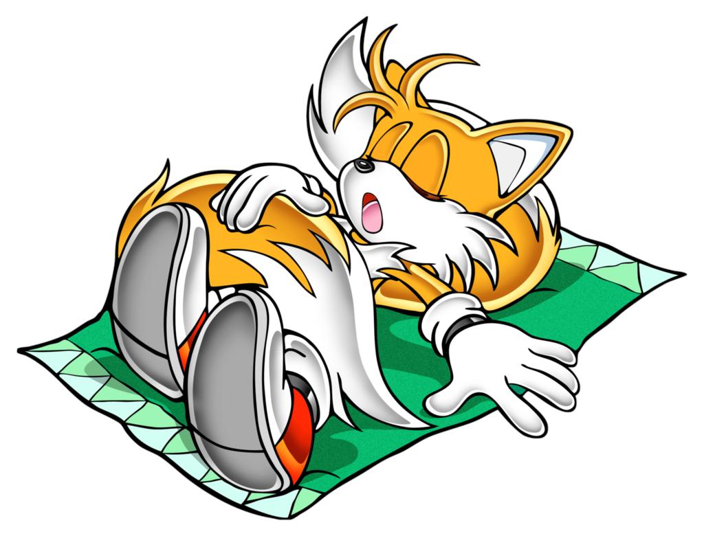 Tails Sleeping (Artwork Version) Minecraft Skin