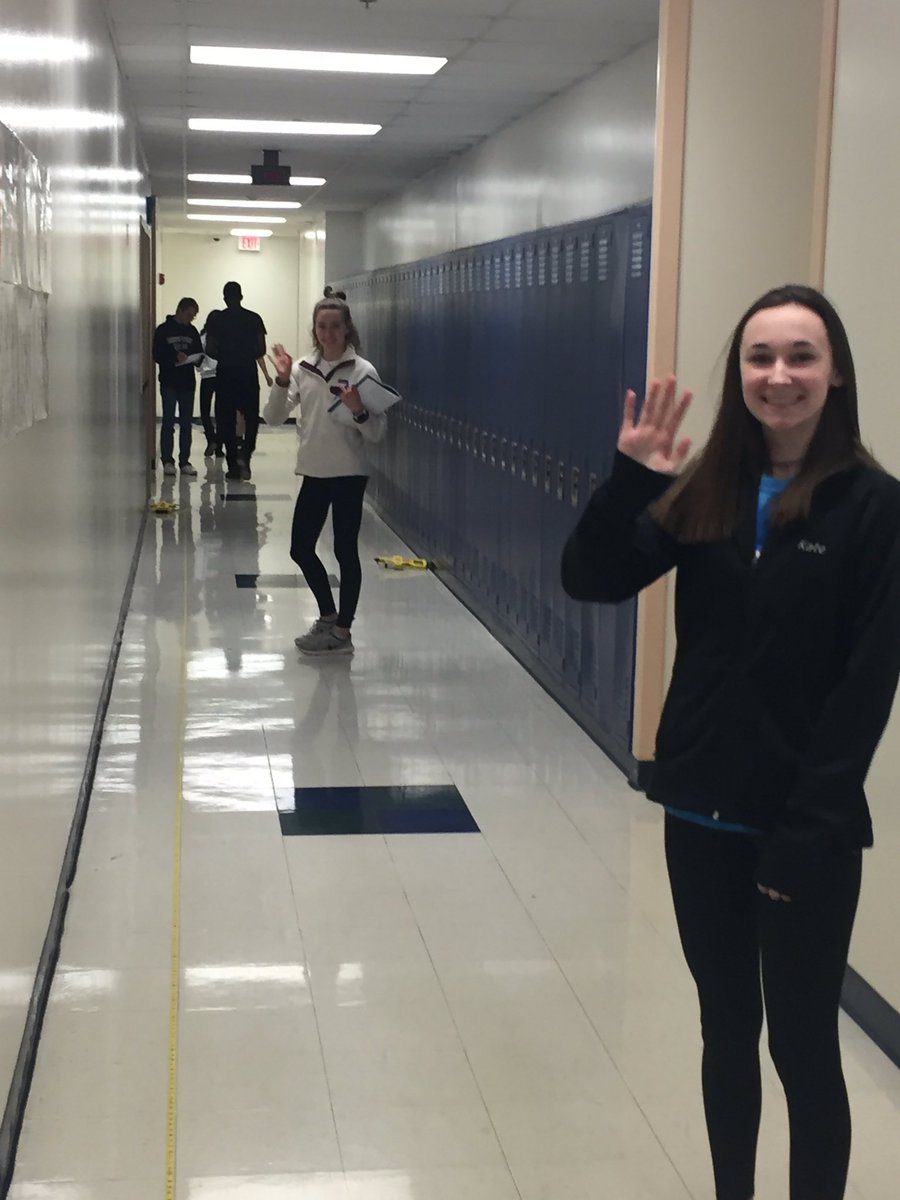 bowdernemily's tweet photo. IED students testing their cotton ball launchers and using measurements to learn statistics @MHSPrincipal #screenfreemonday #pltw_mo https://t.co/ejoobKYz6o