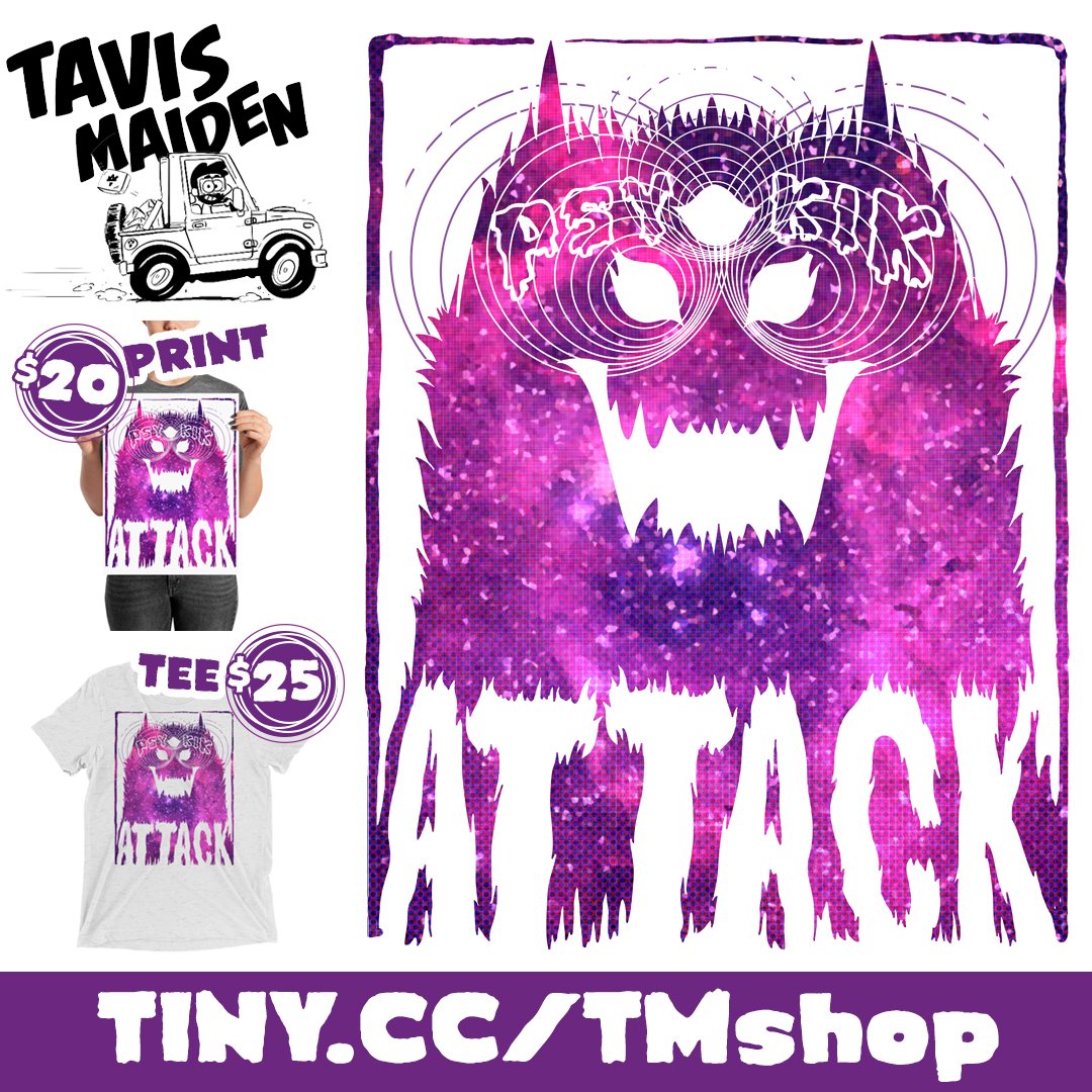 tavismaiden's tweet photo. Power up your battle aura, it's #merchmonday 
get your very own Psykik Attack tee today!
https://t.co/EOywvC6Hmi
#tees #shopsmall https://t.co/ydtv4SlUV8