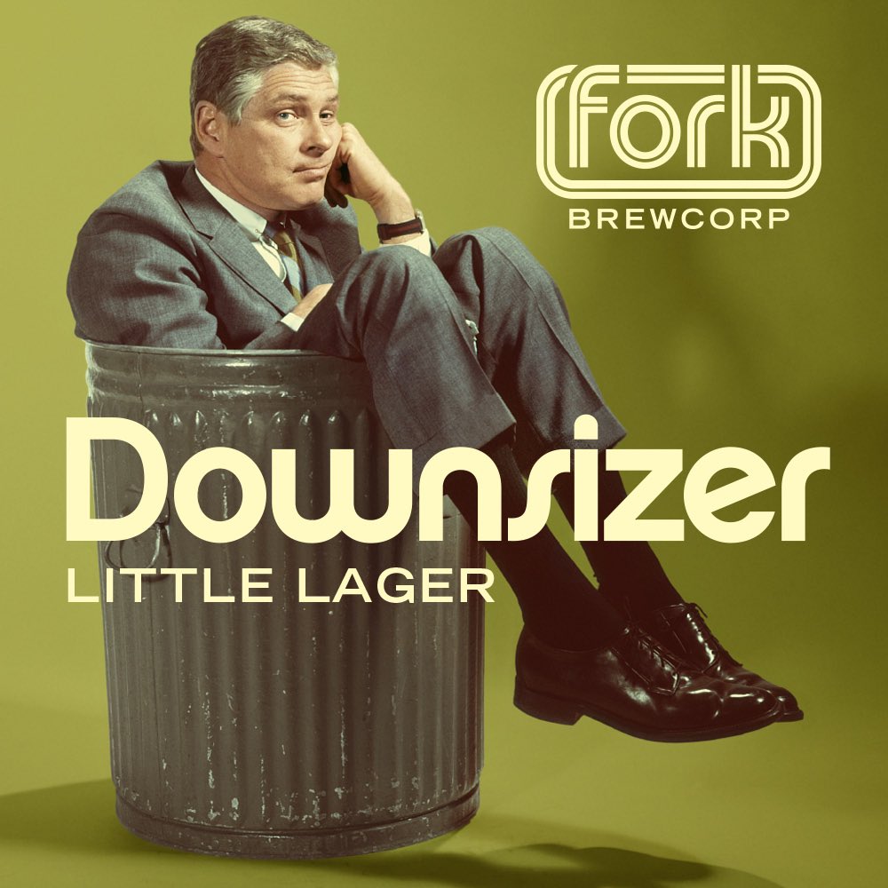 ForkandBrewer's tweet image. #ForkBrewcorp has a new keg release this Wednesday - #Downsizer 3% Little Lager; a brew that doesn't compromise on hop core competency.🍺📈Perfect for those long lunches when you need to take yourself off-line after an intense day in the rat race: 👔🍻bit.ly/2NGR0OI