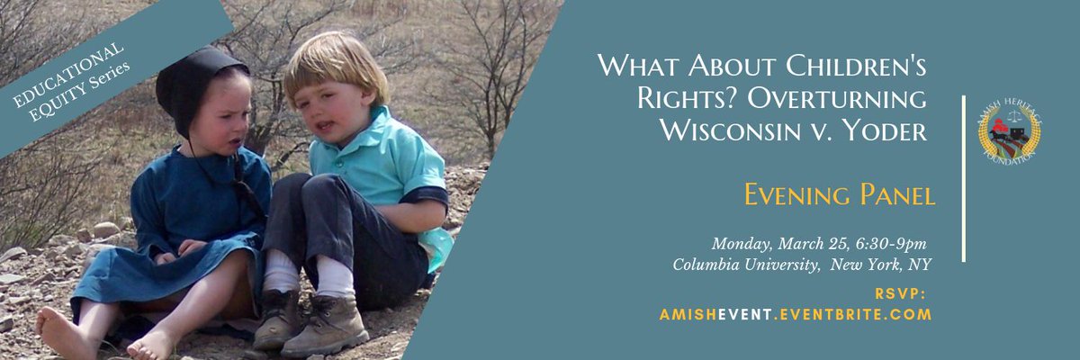 AmishGirlBook's tweet image. So excited for our upcoming panel! @LStoltzfusBrown among other amazing peeps will be on the panel. RSVP: amishevent.eventbrite.com   #Amish #Examish #exvangelical #childrights #EducationForAll #Columbia