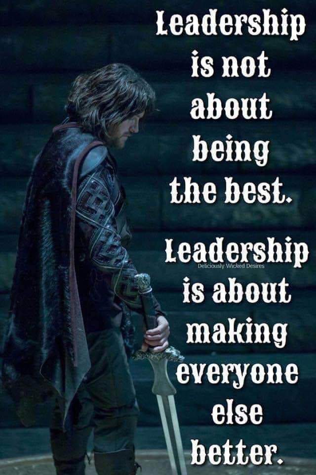 This is what I strive for each month during my officers feedback session.