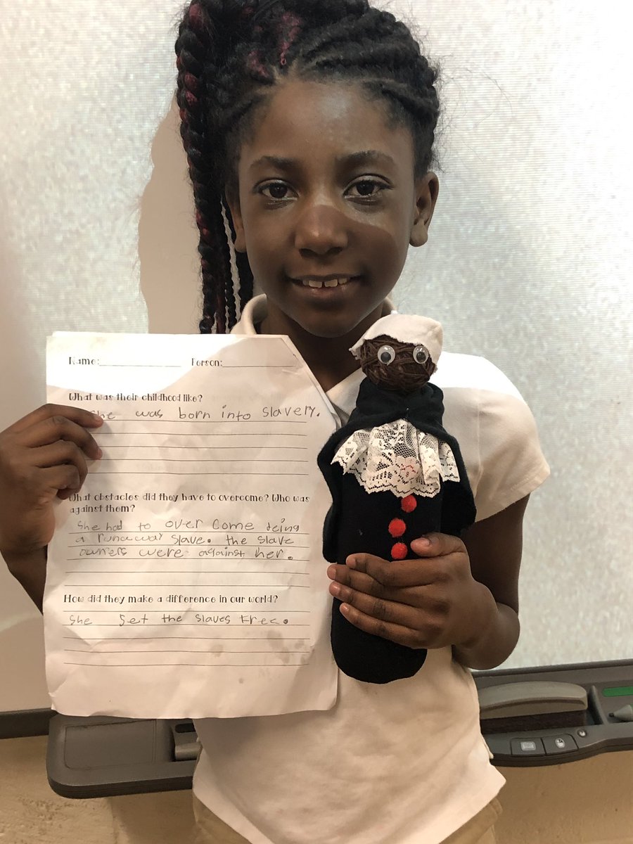 MrsEMcKnight's tweet photo. My second graders totally rocked their #blackhistorymonth projects! https://t.co/gpzxN1UV7h