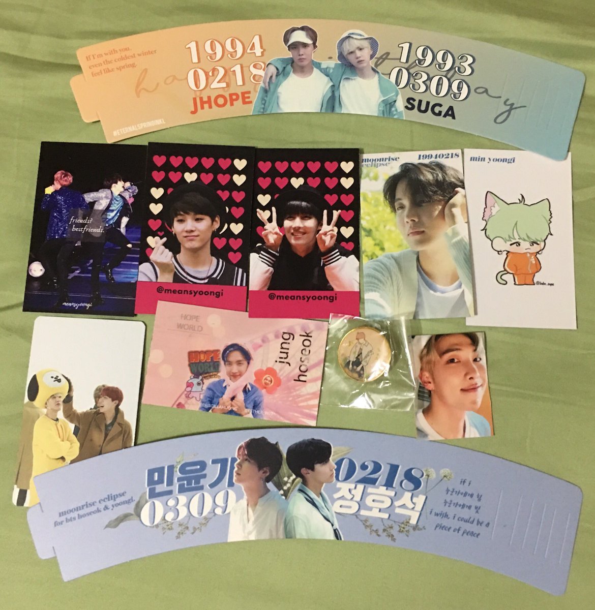 SpooderNan's tweet photo. haul from #EclipseinMY #EternalSpringInKL #AgustDInHopeWorld !! // thanks for the wonderful events and freebies :D 💜 came late but still got some loot, was a good day 🥰🥰 https://t.co/MRVAhgIyJy