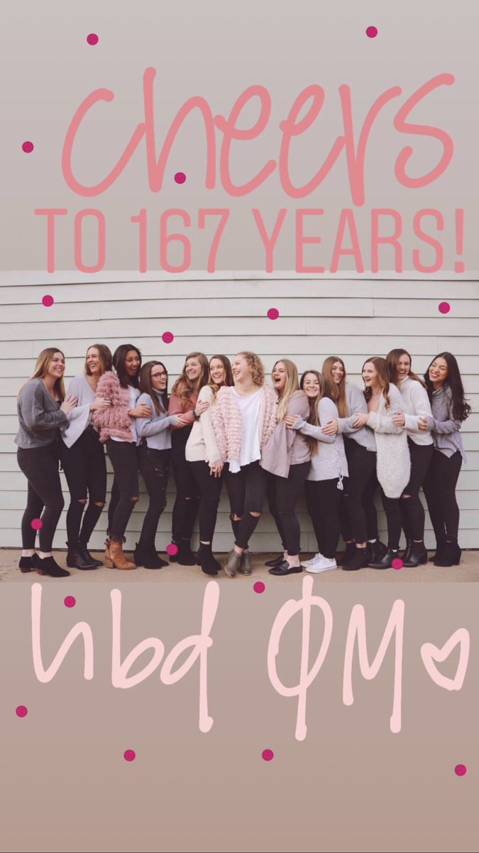 ENAlums's tweet image. Happy Birthday, Phi Mu! 167 years looks good on you😉