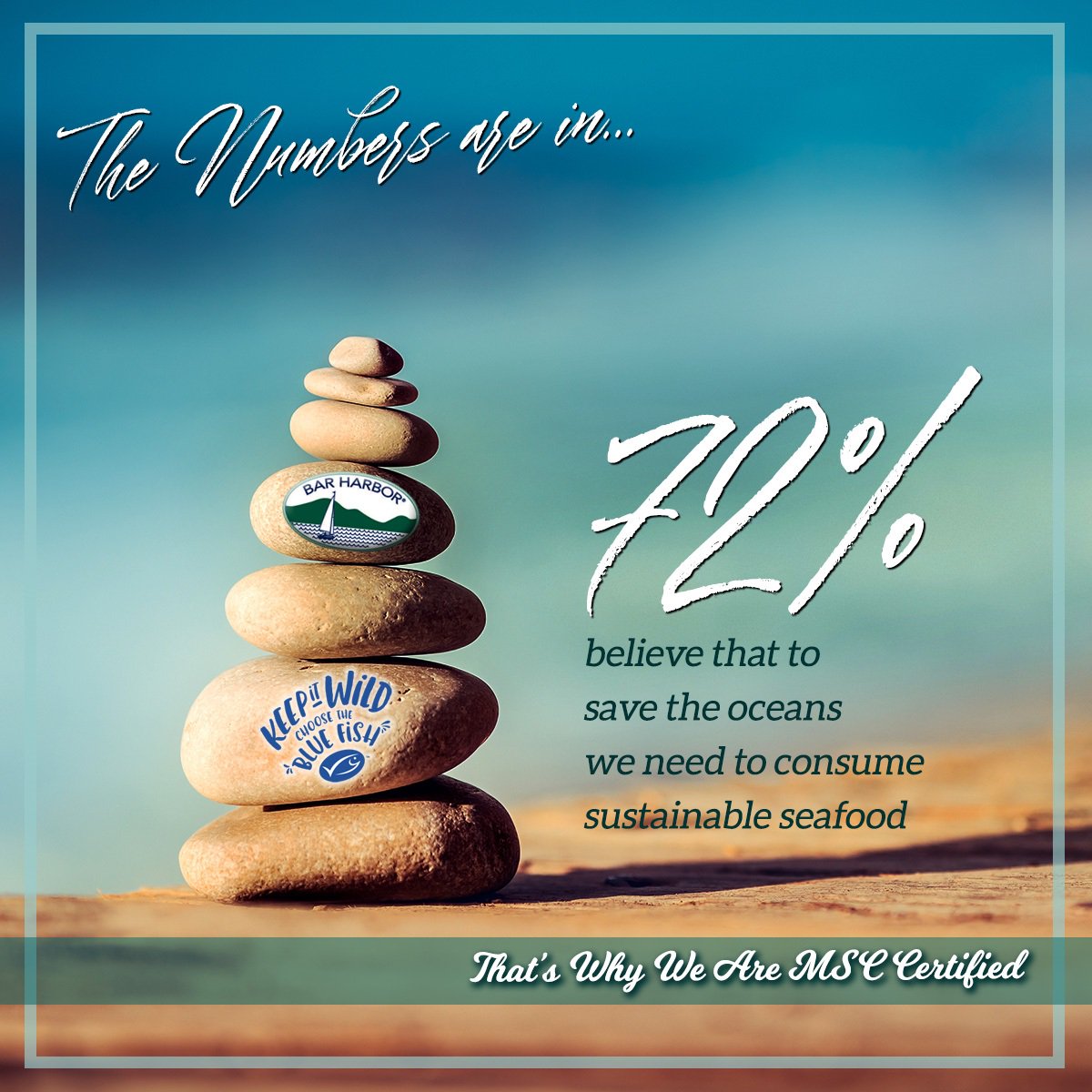 barharborfoods's tweet photo. Bar Harbor® agrees with Marine Stewardship Council's annual report stating "Consumers want verification their seafood comes from sustainable sources. People increasingly recognize and trust MSC."  @MSCecolabel #MondayMotivation #ChooseTheBlueLabel #SustainableSeafood https://t.co/i1ML5xx976