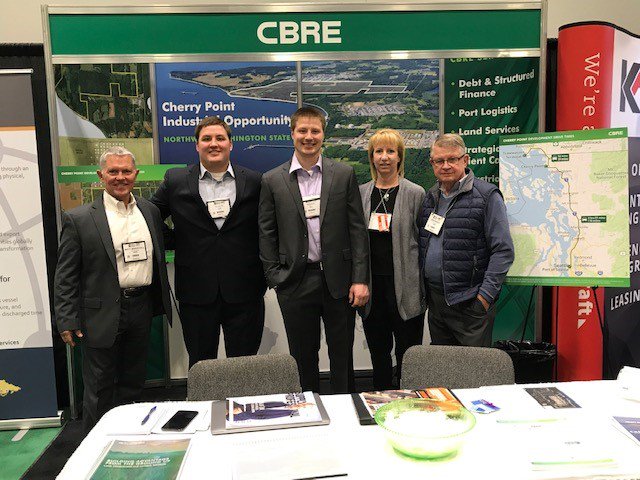 TheLandExperts's tweet image. CBRE attended the @CargoLogistics Canada show and presented “Cherry Point” bit.ly/2tNfzjU, the largest contiguous holding of property available with port capabilities that can serve the Vancouver and Seattle area. @CBRE @cbreLSG