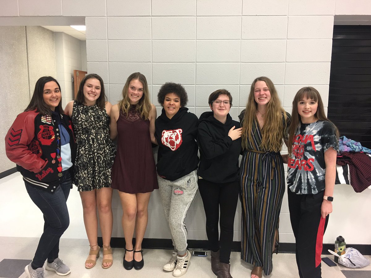 These ladies all received Exemplary “I” ratings on their vocal solos and will be going on to STATE!