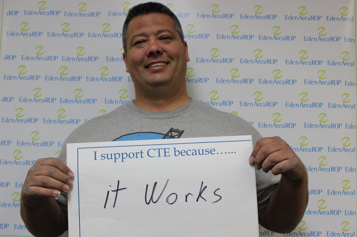 EdenAreaROP's tweet photo. We asked our students why they chose CTE, now we ask some of our staff why they #SupportCTE https://t.co/QElc7nqgsO