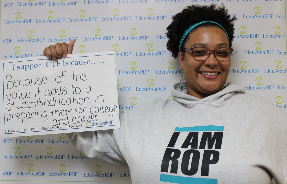 EdenAreaROP's tweet photo. We asked our students why they chose CTE, now we ask some of our staff why they #SupportCTE https://t.co/QElc7nqgsO