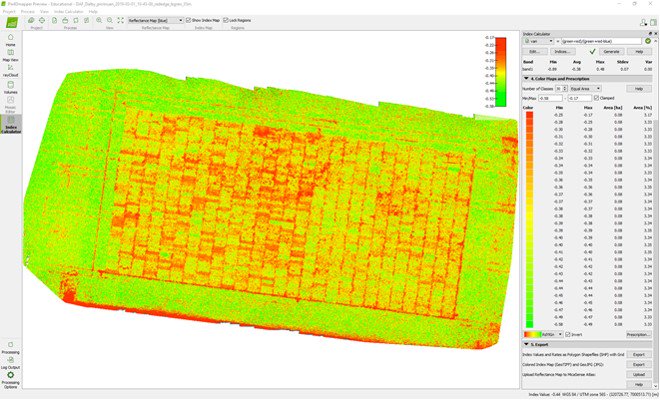 SorgGuy's tweet image. Drone image of our sorghum trial at Pirrinuan this year. Tough year. Red is soil green is standing plants. Lots of lodging so a great site for discrimination of the good and bad. Thanks to pilot and compter wrangler @laws_ken