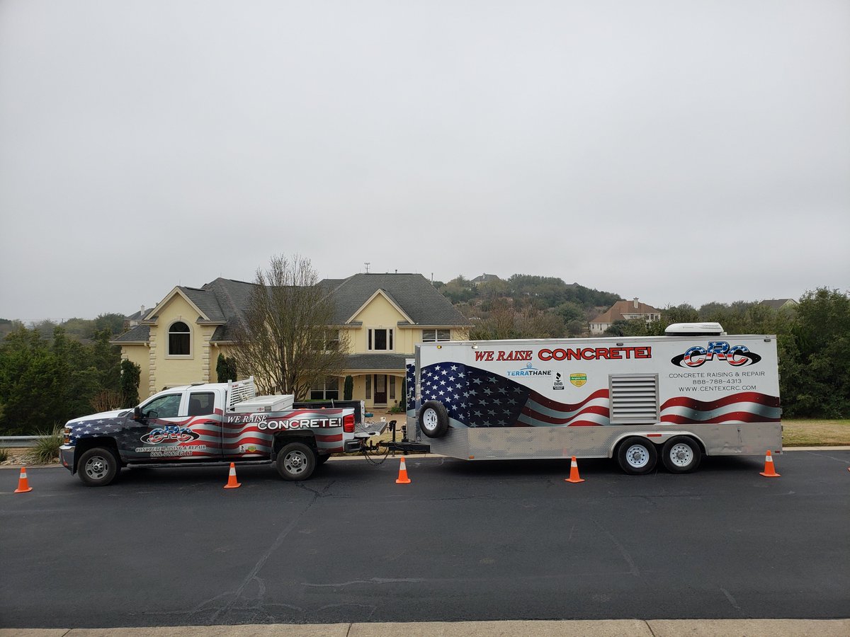 austincrc's tweet photo. We Raised a Driveway in Hudson Bend.. On Thursday.. https://t.co/xn6zkTEg90