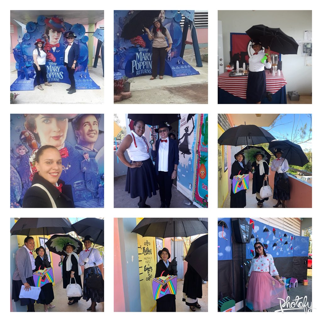 nadyamriver's tweet photo. English Week Juan D Stubbe school at Cidra @ORECaguas @SecEducacionPR #poppinsatstubbe https://t.co/e5eaEk0UoP