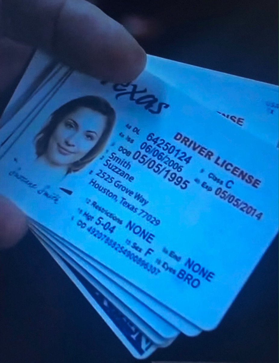 @GeneralHospital So I just happened to pause today's episode at the beginning and saw this. Notice the DOB 5/5/1995 and the license issued date is 6/6/2006. In Texas, we don't normally issue licenses to 11 year olds. #gh #fail #weseeeverything