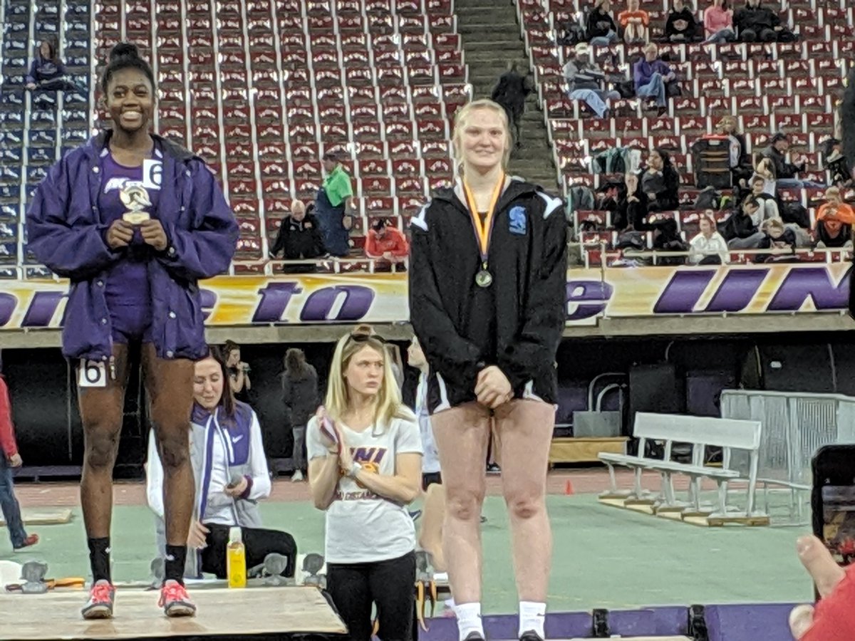 TrojanTnF's tweet photo. Another Dickinson relays... Another podium finish for Stacey in the high jump. 2nd with a jump of 5'2" https://t.co/GV9eGETsZf