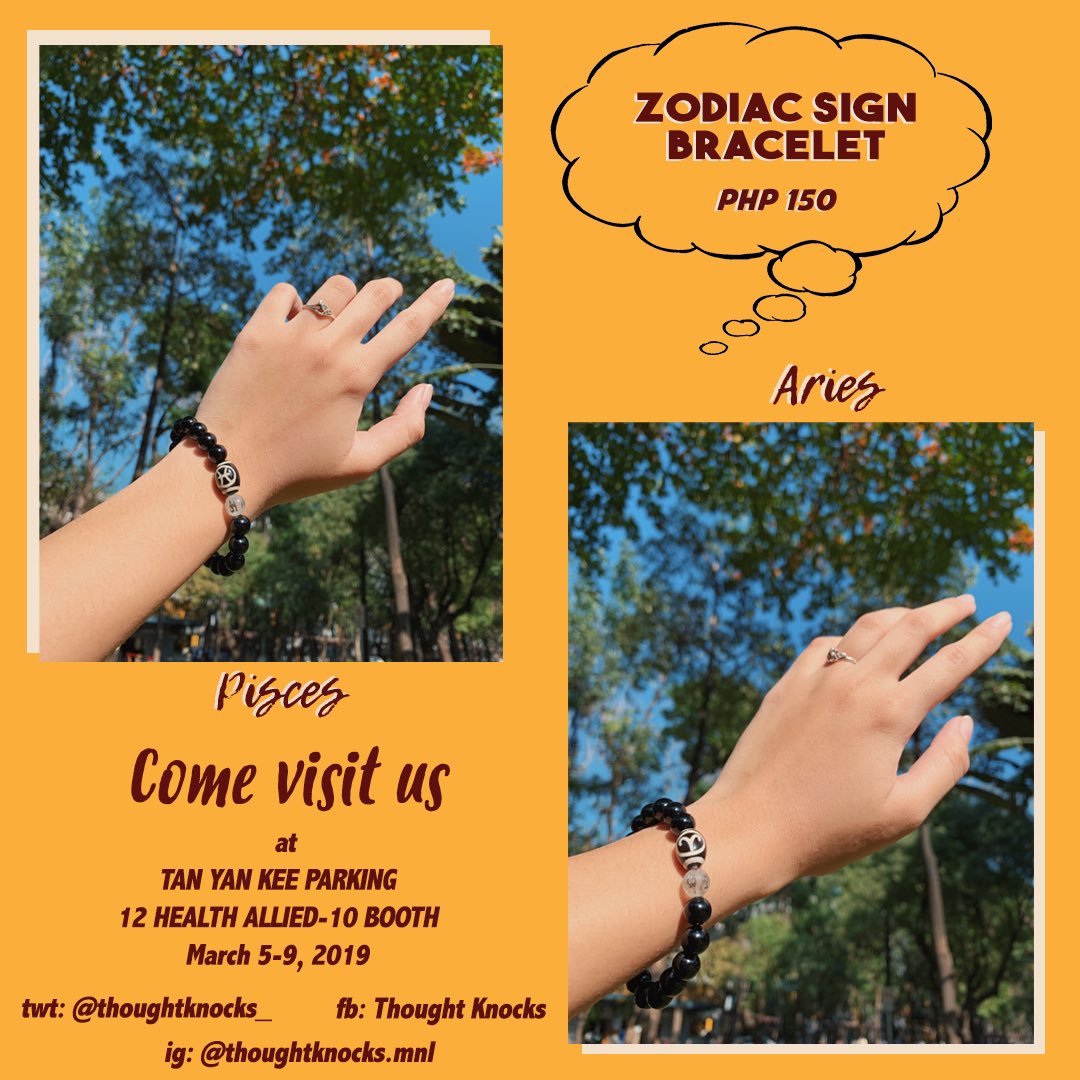 thoughtknocks_'s tweet photo. BE PROUD AND WEAR YOUR ZODIAC SIGN with these cute bracelets up for grabs https://t.co/AqL1ItZ1rG