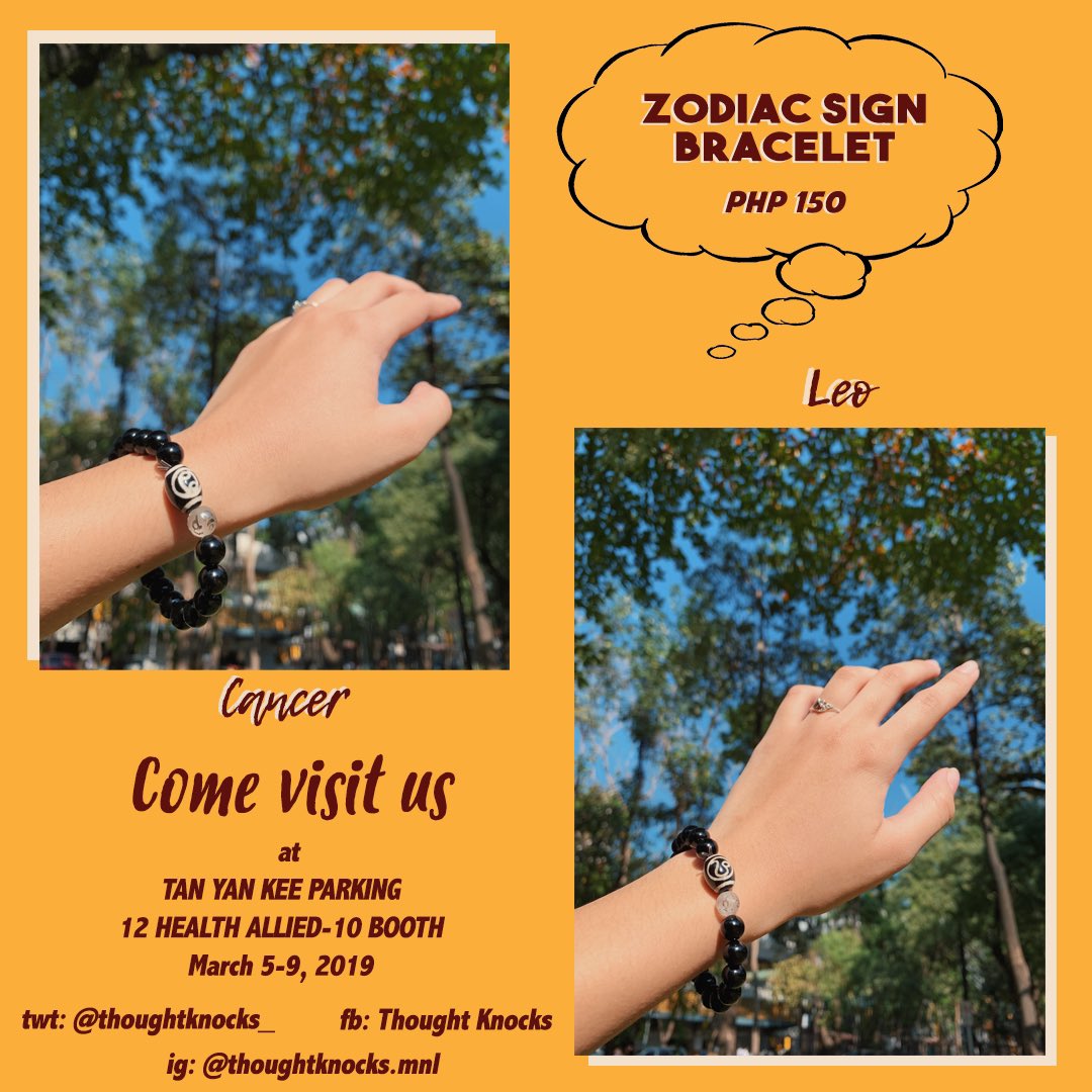 thoughtknocks_'s tweet photo. BE PROUD AND WEAR YOUR ZODIAC SIGN with these cute bracelets up for grabs https://t.co/AqL1ItZ1rG