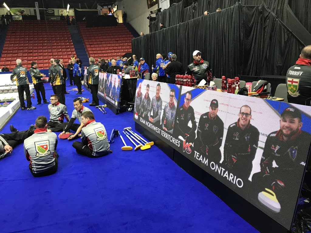 McDonaldCurling's tweet photo. Buckle up for a wild one #brier2019 @Haakon_Ind @HardlineCurling @kingstoncurls @Catgandcc https://t.co/ht95oSlxAf