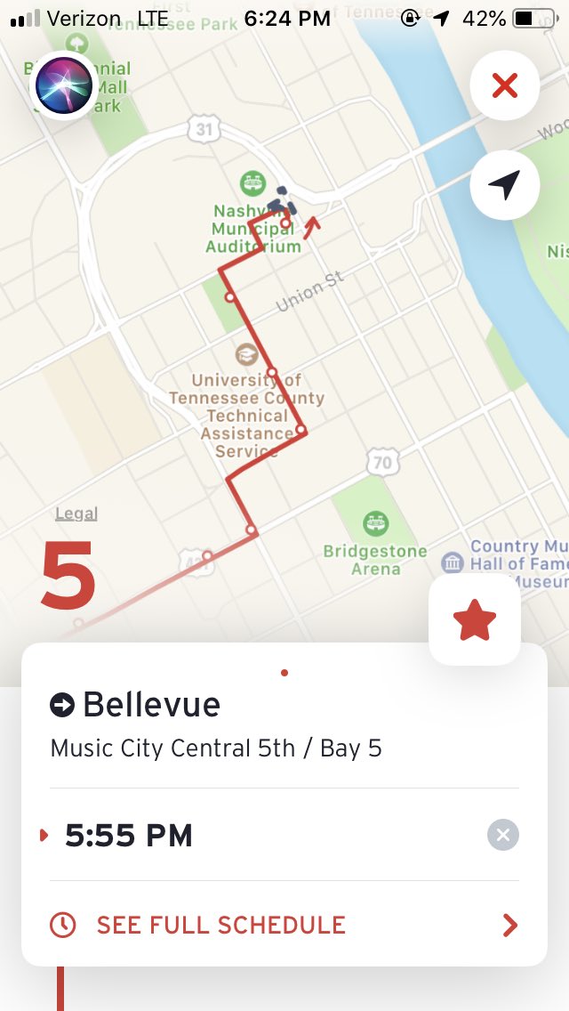 angienashville's tweet image. Using the @transitapp for riding @WeGoTransit is easy, intuitive. With real-time updates, bus is only running 4 minutes behind schedule. My stop at Harding &amp;amp; Page Road coming soon. #busmore #trytransit