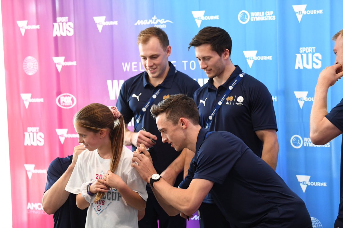 gymworldcup's tweet photo. Can you believe that it has already been over a week since we were at @melbournearena for the World Cup Gymnastics 2019! ๐ซ๐๐ผ
๐ธ of what else people got up to at the event!
Who is looking forward to coming back in 2020?! ๐๐ฝโโ๏ธ
#GymnasticsWorldCup #MelbWC19 #VisitVictoria https://t.co/BwoaRhZm5n